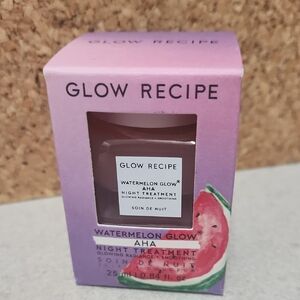 NEW Glow Recipe Watermelon Glow AHA Night Treatment in Pink Packaging